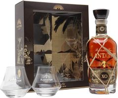 Plantation XO 20th Anniversary with Two Glasses Gift Set