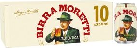 Birra Moretti Lager Beer Cans