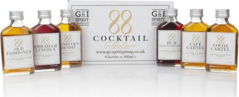 88 Cocktail Whisky, Bourbon, & Rum Cocktail Collection (6 x 100ml) Pre-Bottled Cocktails
