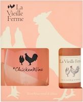 La Vieille Ferme Rose Wine 187ml & Glass Gift Pack