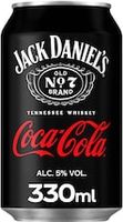 Jack Daniel's Whiskey & Coca-Cola 330Ml