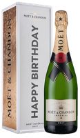 Champagne Moët & Chandon Brut Impérial Happy Birthday tin