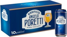 Angelo Poretti Premium Italian Lager Beer Can 10x440ml