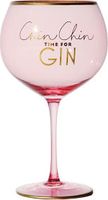 George Home Pink Slogan Gin Glass