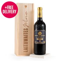 Baron de Barbon Reserva Rioja in Wooden Gift ...