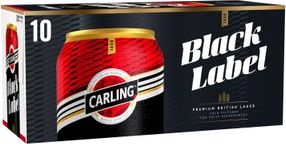 Carling Black Label British Lager 10x440ml