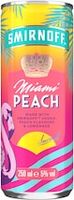 Smirnoff Vodka Miami Peach and Lemonade Can
