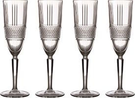 Maxwell & Williams Verona Crystalline Flute Glass Gift Set 4 x