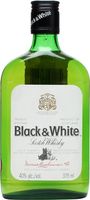 Black & White Scotch Whisky Half Bottle