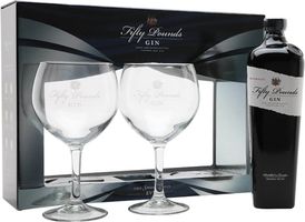 Fifty Pounds Gin Glass Pack