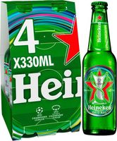 Heineken Lager Beer 4x330ml
