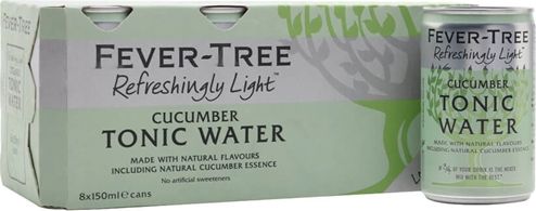 Fever-Tree Light Cucumber Tonic Water / Case of 8 Cans