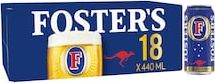 Foster's Lager Beer Can 18x440ml
