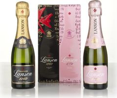 Lanson Black & Rose Twinset (2 x 20cl) Non Vintage Champagne