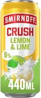 Smirnoff Crush Vodka Lemon & Lime Can