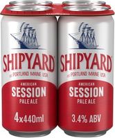 Shipyard Session APA Ale Beer Cans