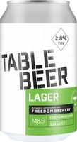 M&S Table Beer Lager