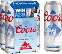 Coors Lager 4x568ml