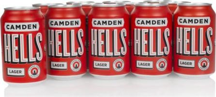 Camden Town Hells (12 x 330ml) Lager / Pilsner Beer