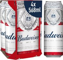 Budweiser Lager 4x568ml