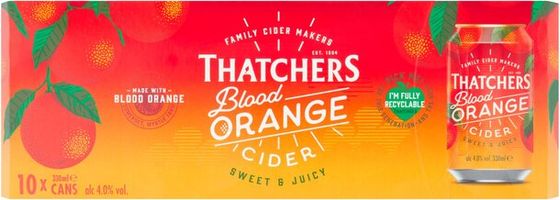 Thatchers Blood Orange 1 x 10 x 330ml