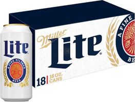 Miller Lite 18 x 16oz Cans