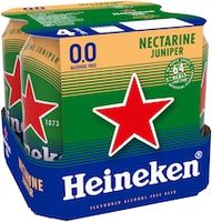 Heineken Alcohol Free Nectarine Juniper Lager 4x330ml