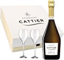 Cattier Premier Cru Brut Champagne and 2x Cha...