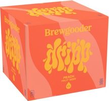 Brewgooder Dripp Peach Fruit Beer 4x330ml