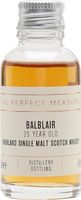 Balblair 25 Year Old Sample Highland Single Malt Scotch Whisky