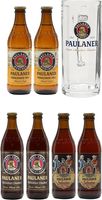 Paulaner Bavarian Beer Six Pack with Glass