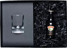 Personalised Shot Glass with Baileys Irish Cream Liqueur Gift Set