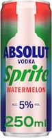 Absolut Vodka & Sprite Watermelon 250ml