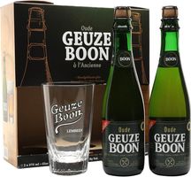 Boon Oude Geuze 2 Bottle and Glass Pack