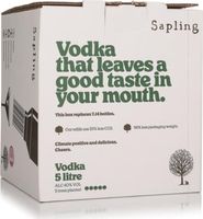 Sapling Vodka Bag in Box (5L) Plain Vodka