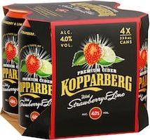 Kopparberg Strawberry & Lime Fruit Cider 4x330ml