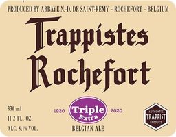 Rochefort Triple Extra Trappist Abbey Ale
