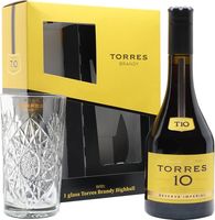Torres 10 Gran Reserva Brandy / Glass Pack