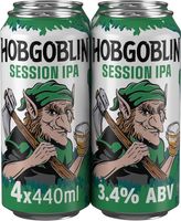 Hobgoblin Session IPA Ale Beer Cans