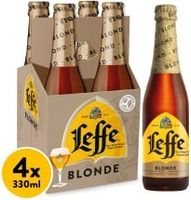 Leffe Blonde Beer 4 X 330Ml