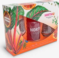 North42 Gin blood orange and rhubarb gin gift set 700ml