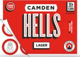 Camden Hells Lager 12x330ml Bottles