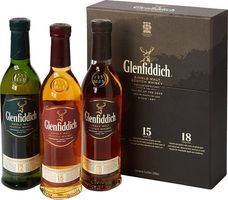 Glenfiddich Single Malt Scotch Whisky Tasting Collection, 3 x