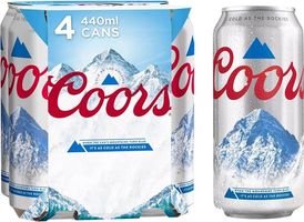 Coors Lager 4x440ml