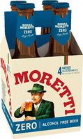 Birra Moretti Premium Lager Alcohol Free 4x33...