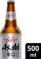 Asahi Super Dry Beer Lager Bottle 500ml