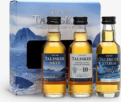 Talisker The Collection Single Malt Whisky 3 Pack