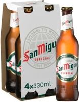 San Miguel Especial Lager Beer Bottle 4x330ml