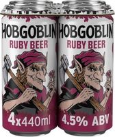 Hobgoblin Ruby Ale Beer Cans