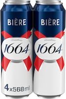 Kronenbourg 1664 Lager Beer Can 4x568ml